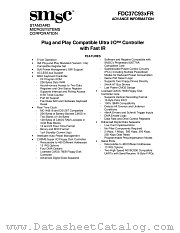 FDC37C93XFR datasheet pdf Standard Microsystems