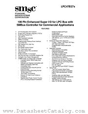 LPC47B37X datasheet pdf Standard Microsystems