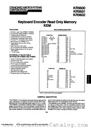 KR9601 datasheet pdf Standard Microsystems