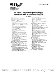 FDC37C669 datasheet pdf Standard Microsystems