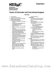 FDC87W21 datasheet pdf Standard Microsystems