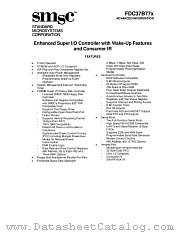 FDC37B77X datasheet pdf Standard Microsystems