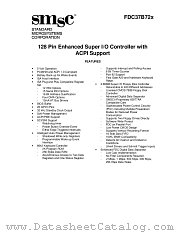 FDC37B72X datasheet pdf Standard Microsystems
