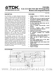 73K222BL datasheet pdf TDK Semiconductor