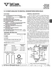 TC7116A datasheet pdf TelCom Semiconductor