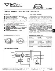 TC1044S datasheet pdf TelCom Semiconductor