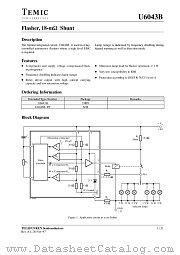 U6043B datasheet pdf TEMIC