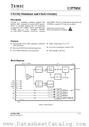 U3770M datasheet pdf TEMIC