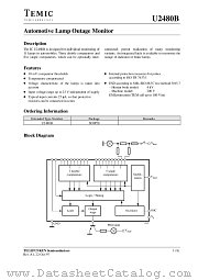 U2480B datasheet pdf TEMIC
