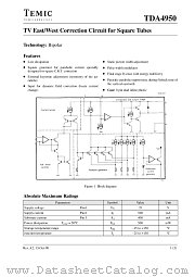 TDA4950 datasheet pdf TEMIC
