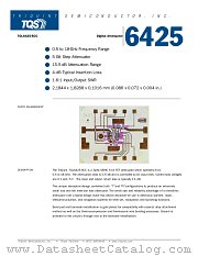 TGL6425-SCC datasheet pdf TriQuint Semiconductor