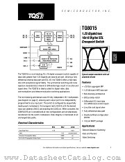 TQ8015 datasheet pdf TriQuint Semiconductor