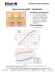 TGF4350-EPU datasheet pdf TriQuint Semiconductor