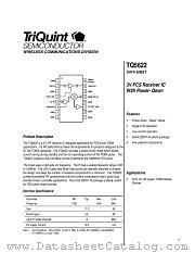 TQ5622 datasheet pdf TriQuint Semiconductor