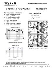TGA9092-EPU datasheet pdf TriQuint Semiconductor