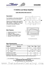 CHA2090-99F/00 datasheet pdf United Monolithic Semiconductors