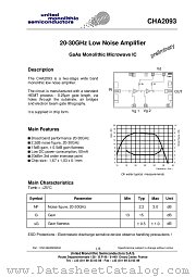 CHA2093 datasheet pdf United Monolithic Semiconductors