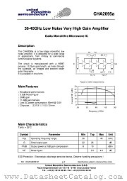 CHA2095A99F/00 datasheet pdf United Monolithic Semiconductors
