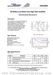 CHA2395 datasheet pdf United Monolithic Semiconductors