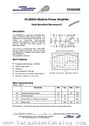CHA5390-99F datasheet pdf United Monolithic Semiconductors