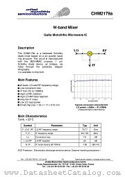 CHM2179A-99F/00 datasheet pdf United Monolithic Semiconductors