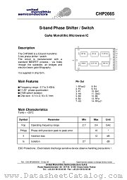 CHP2085 datasheet pdf United Monolithic Semiconductors
