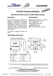 CHX2090RBF/24 datasheet pdf United Monolithic Semiconductors