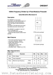 CND2047-DAF/20 datasheet pdf United Monolithic Semiconductors