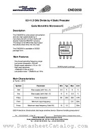 CND2050-DAF/20 datasheet pdf United Monolithic Semiconductors