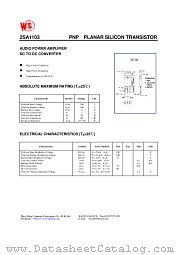 2SA1103 datasheet pdf Wing Shing Computer Components