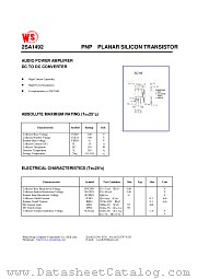 2SA1492 datasheet pdf Wing Shing Computer Components