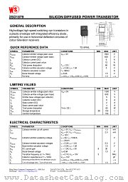 2SD1879 datasheet pdf Wing Shing Computer Components