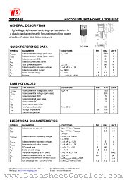 2SD2498 datasheet pdf Wing Shing Computer Components