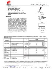 78L08 datasheet pdf Wing Shing Computer Components