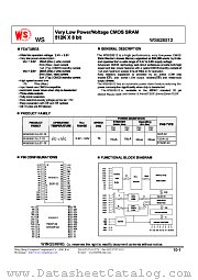 WS628512LLT-70 datasheet pdf Wing Shing Computer Components