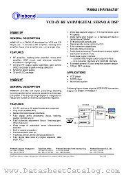 W88631F datasheet pdf Winbond Electronics