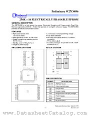 W27C4096 datasheet pdf Winbond Electronics