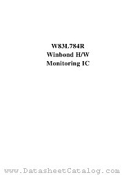 W83L784R datasheet pdf Winbond Electronics
