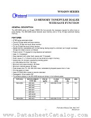 W91430N datasheet pdf Winbond Electronics