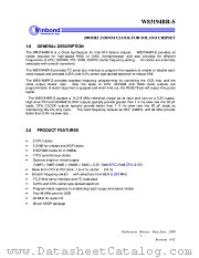 W83194BR-S datasheet pdf Winbond Electronics