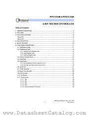 W921E843A datasheet pdf Winbond Electronics