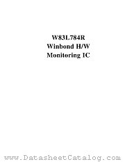 W83L784R datasheet pdf Winbond Electronics