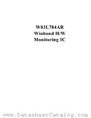W83L784AR datasheet pdf Winbond Electronics