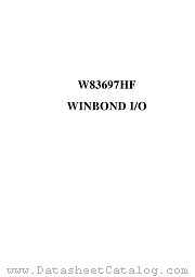 W83697HF datasheet pdf Winbond Electronics