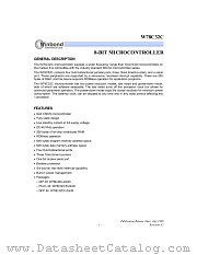 W78C32C/CP/CF datasheet pdf Winbond Electronics