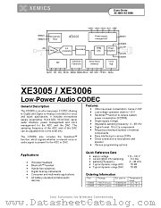 XE3005 datasheet pdf Xemics