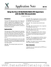 AN110 datasheet pdf Xicor