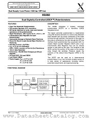 X9260 datasheet pdf Xicor