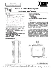 X88C75-SLIC datasheet pdf Xicor