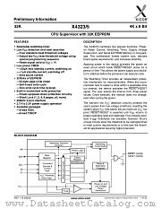 X4323 datasheet pdf Xicor